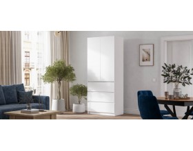 Идея 90 шкаф распашной 2Д+ящики Белый