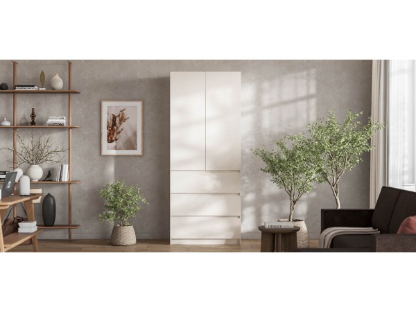 Идея 90 шкаф распашной 2Д+ящики Кашемир