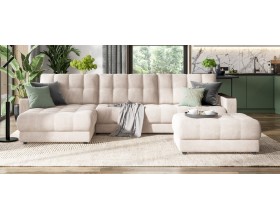 Босс пуф Велюр Монолит латте