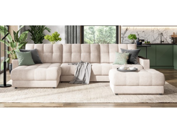 Пуф BOSS XL велюр Monolit латте