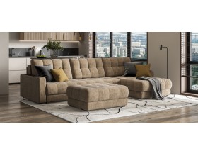 Босс пуф Велюр Роял тауп