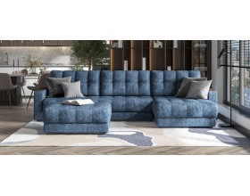 Босс пуф Велюр Роял синий