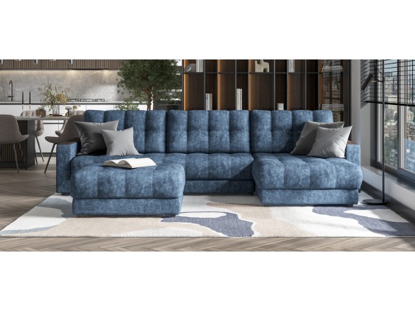 Пуф BOSS XL Велюр Royal топаз NEW