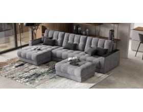 Босс пуф Велюр Роял агат