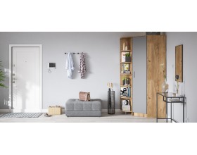 Босс пуф Рогожка Мальмо серый