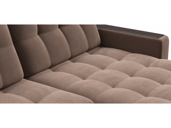 Диван BOSS GRAND Велюр Monolit мокко