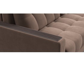 Босс Гранд диван Велюр Монолит мокко