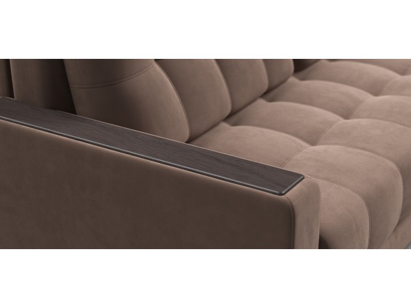 Диван BOSS GRAND Велюр Monolit мокко