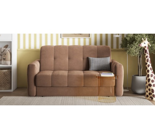 Диван BOSS Sleep 140 велюр Monolit мокко Диван BOSS Sleep 140 велюр Monolit мокко