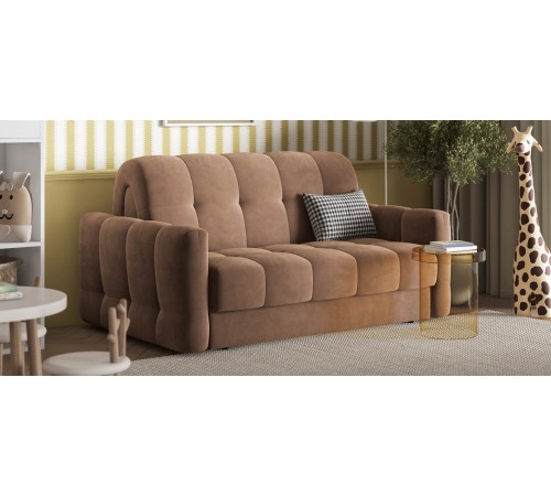 Диван BOSS Sleep 140 велюр Monolit мокко Диван BOSS Sleep 140 велюр Monolit мокко