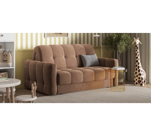 Диван BOSS Sleep 160 велюр Monolit мокко Диван BOSS Sleep 160 велюр Monolit мокко