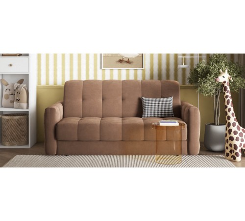 Диван BOSS Sleep 160 велюр Monolit мокко Диван BOSS Sleep 160 велюр Monolit мокко