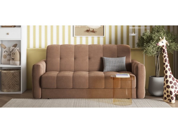 Диван BOSS Sleep 160 велюр Monolit мокко