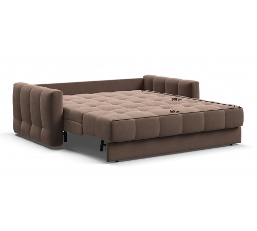 Диван BOSS Sleep 160 велюр Monolit мокко Диван BOSS Sleep 160 велюр Monolit мокко