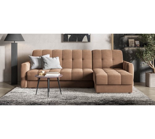 Угловой диван BOSS Sleep 160 велюр Monolit мокко Угловой диван BOSS Sleep 160 велюр Monolit мокко