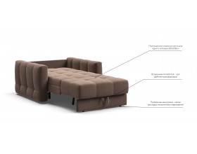 Босс Слип кресло-кровать Велюр Монолит мокко