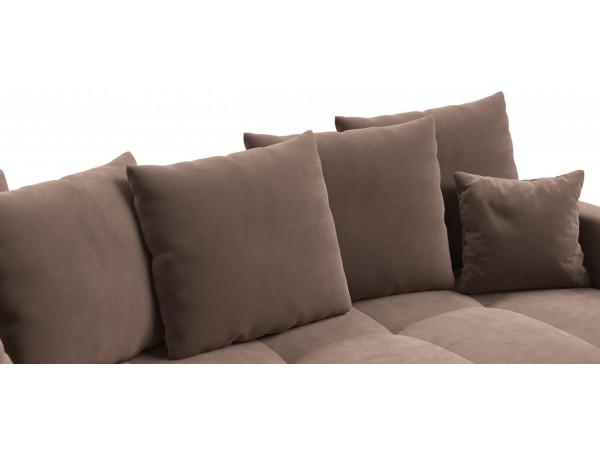 Диван BOSS TREND Велюр Monolit мокко