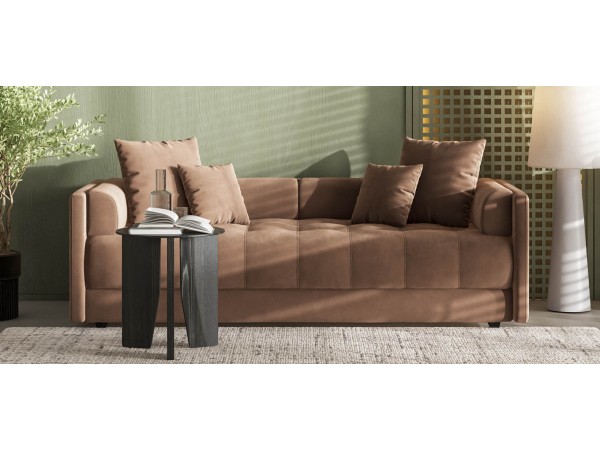 Тахта BOSS велюр Monolit мокко