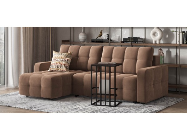 Угловой диван Dandy euro SE велюр Monolit мокко