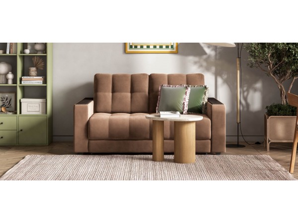 Диван BOSS Compact велюр Monolit мокко