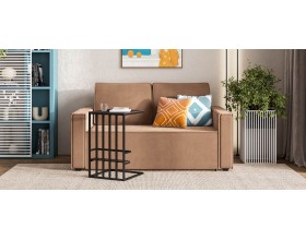 Норд двухместный диван Велюр Монолит мокко