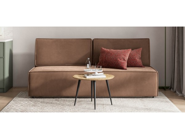 Диван NORD mini велюр Monolit мокко