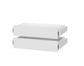 Шкаф Берген ПРО ШК-1600 (ящики + полки) белое дерево