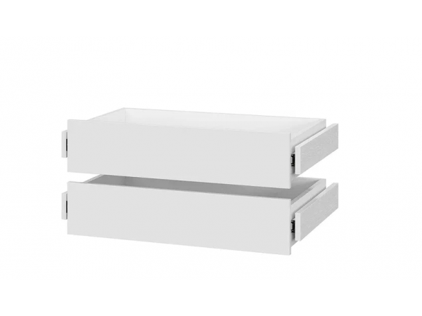 Шкаф Берген ПРО ШК-1600 (ящики + полки) белое дерево