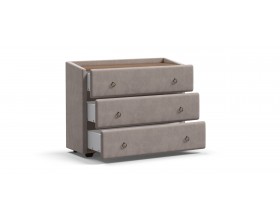 Комод Босс Классик Велюр Монолит латте, Орех селект