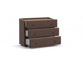 Комод Босс Классик Велюр Монолит мокко, Орех селект