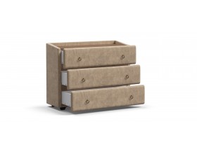 Комод Босс Классик Велюр Роял шампань, Орех селект