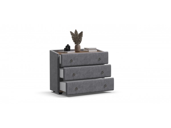 Комод BOSS Classic велюр  Роял агат, Орех Селект