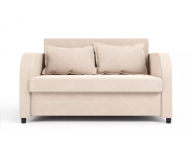 Диван Алекс 2 велюр кремовый