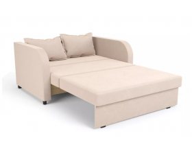 Диван Алекс 2 велюр кремовый