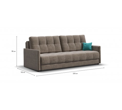 Диван BOSS 2.0 LOFT Велюр Royal тауп NEW