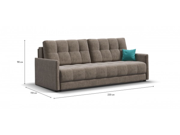 Диван BOSS 2.0 LOFT Велюр Роял тауп