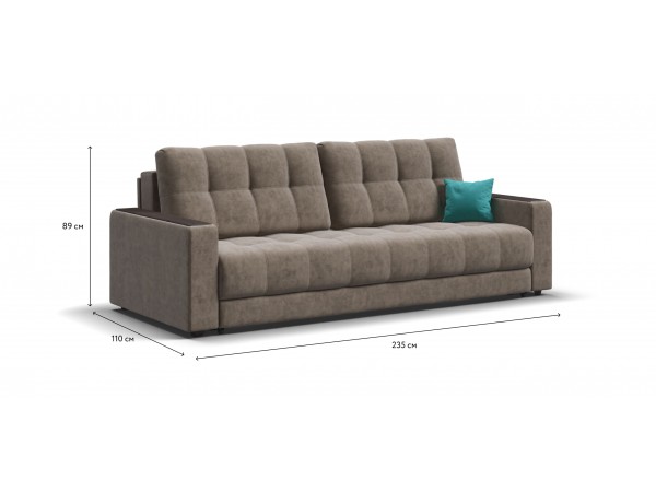 Диван BOSS 2.0 Велюр Роял тауп