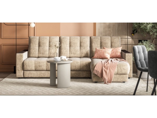 Диван угловой BOSS 3.0 Classic XL Велюр Роял тауп