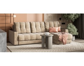 Босс Классик угловой диван Велюр Роял тауп