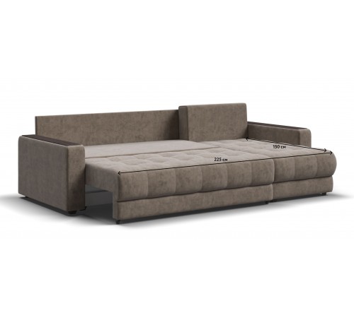 Угловой диван BOSS 3.0 Classic XL Велюр Royal тауп NEW