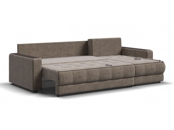 Диван угловой BOSS 3.0 Classic XL Велюр Роял тауп