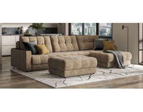 Босс Макс угловой диван Велюр Роял тауп