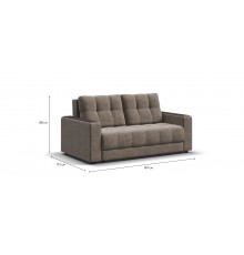 Диван BOSS Compact Велюр Royal тауп NEW