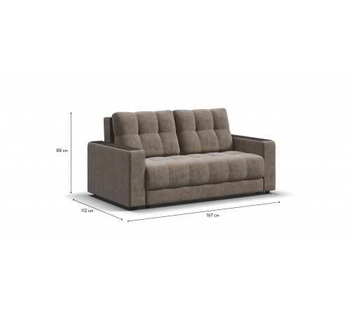 Диван BOSS Compact Велюр Royal тауп NEW