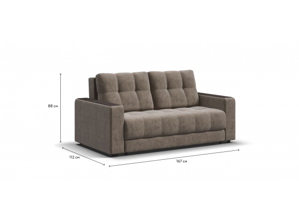 Диван BOSS Compact Велюр Роял тауп