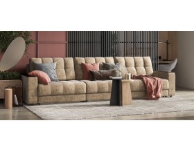 Босс Гранд диван Велюр Роял тауп