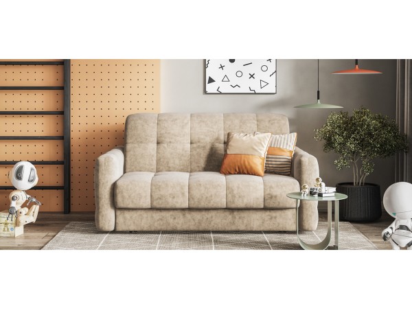 Диван BOSS Sleep 140 Велюр Роял тауп