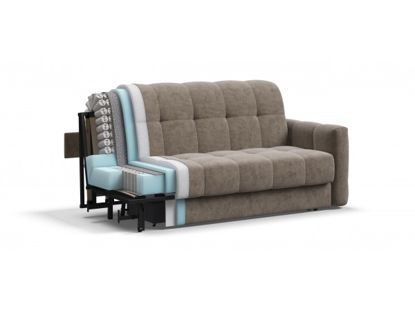 Диван BOSS Sleep 160 Велюр Роял тауп