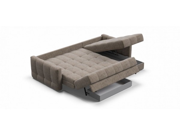 Диван угловой BOSS Sleep 160 Велюр Роял тауп