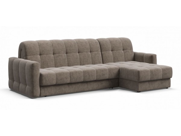 Диван угловой BOSS Sleep 160 Велюр Роял тауп